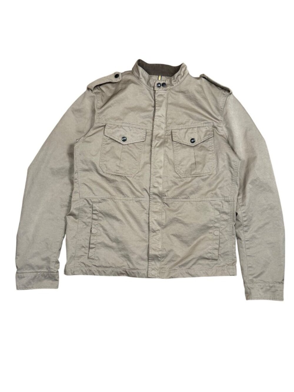 Banana Republic Military Field Jacket Khaki Utility Safari Y2K Style Large